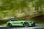 Mercedes, AMG GT R, зелёный, дорога, деревья, скорость