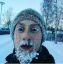 ресницы, иней, снег, борода