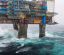 платформа, нефть, море, норвегия