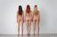 little Caprice, ariel, Carisha Allee, три, попки, спина, брюнетка, рыжая, блондинка
