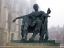 скульптура, Константин, Йоркский собор, меч, туман