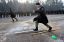 Лыжи, военные, асфальт