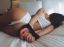 трусы, руки, тату, связанная, постель, подушка, лампа, Riley Reid, свеча, иероглифы