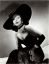 шляпа, женщина, ч/б, платье, браслет, серьги, портрет, Hedy Lamarr