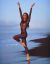 Эль Макферсон, Elle Macpherson, модель, комбинезон, берег, пляж, прозрачное