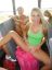 cheerleader, автобус, майка, блондинка, радость, без трусов, чирлидер, Kelly Love, фотошоп