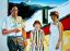 семья, лица, рисунок, Happy family, Roger Raveel