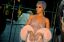 Rihanna,  Рианна, платье, прозрачное, мех, кольцо, стразы