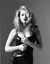 Drew Barrymore, Дрю Бэрримор, локоны, корсет, платье, декольте, кольцо, молния, ч/б