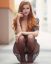 на кортах, Katerina Soria, рыжая