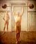 штанга, рисунок, Pushing Weights with Two Arms, Eugene Jansson