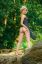 Блондинка, жопа, платье, лес, камень, Cali Forest Angel, Виктория Минина, Виктория Соколова