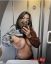 селфи, телефон, туалет, тату, часы, айфон, самолет, danielley Ayala