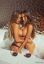 две, пена, ванна, бокалы, стринги, сиськи, juli annee