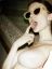 Olivia Rose, очки, язык, палец, цепочка, нос