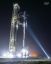 Техас, США, ракета, пуск, старт, Starship, Starbase, spacex, космос, NASA, прожектор, луч
