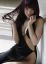 девушка, платье, волосы, разрез, фиолетовые, Nisha Sara