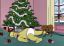 the simpsons, симпсоны, сезон 12 эпизод 20, гомер, елочка, пиво, собака, пьяный, утро