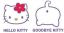 hello kitty, жопа, кошка