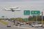 Америка, Dulles, самолет, истребитель, шатал, автострада, дорога, народ, небо, машины