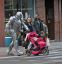 робот, коляска, зебра, iron man, Железный Человек