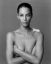 мышь, ч/б, брюнетка, Christy Turlington