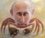 Путин, краб, амфоры, карикатура, Денис Лопатин