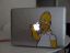 apple, simpson, симпсон, ноутбук