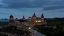 крепость, башни, подсветка