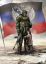 Георгиевская ленточка, флаг ДНР, Донецк, военный, девочка, политота