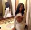 белое, платье, вырез, зеркало, силикон, Crystal Renay