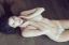 Enigma, Fotos, Jonathan, брюнетка, трусики, пол, лежит