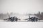 самолёты, снег, harrier, взлёт, военщина