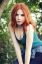 photosofme, Marzena, рыжая, девушка, майка, рубашка, джинсы, дерево, листья, end of summer 4