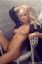 rachel harris, блондинка, кресло, мохнатка, роза, тату, цепочка, косуха, плейбой